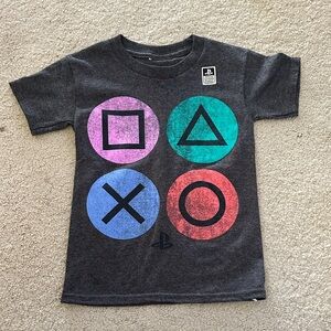 PlayStation T-Shirt with Geometric Symbols